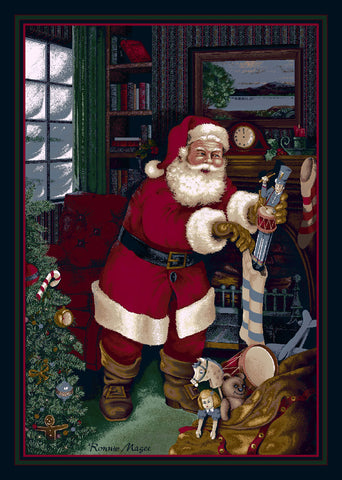 Holiday Santa's Visit Rug
