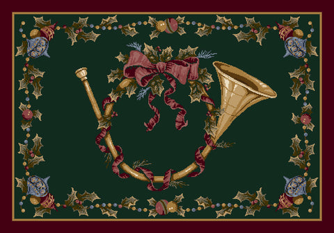 Holiday French Horn Rug