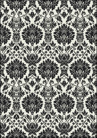 Black & White Manor Rug