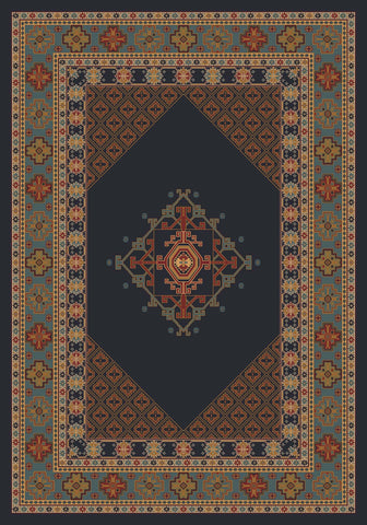 Kashmiran Pastiche Terkan Rug
