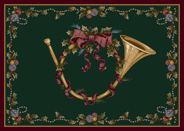 Holiday French Horn Rug