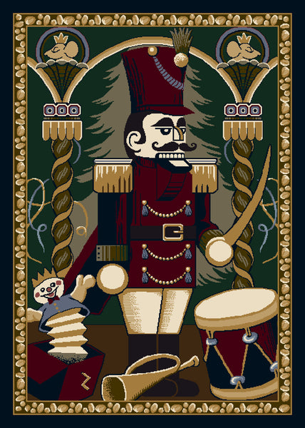 Holiday Nutcracker Rug