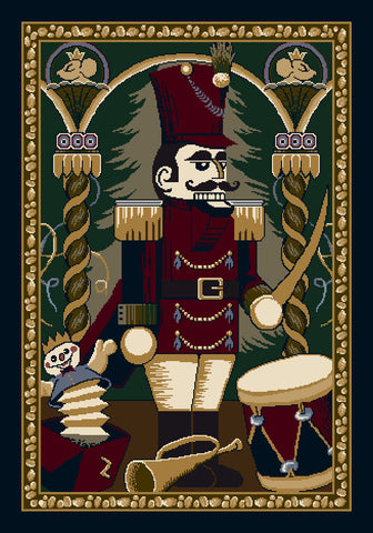 Holiday Nutcracker Rug