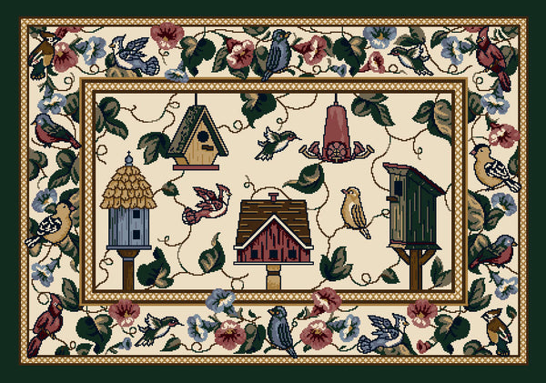 Seasonal Feathered Friends Rug