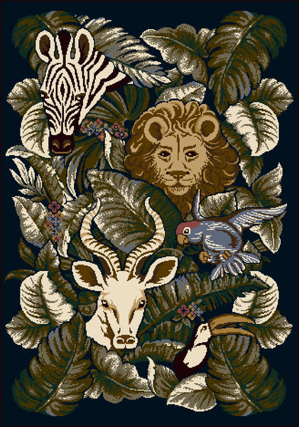 Seasonal Jungle Jam Rug