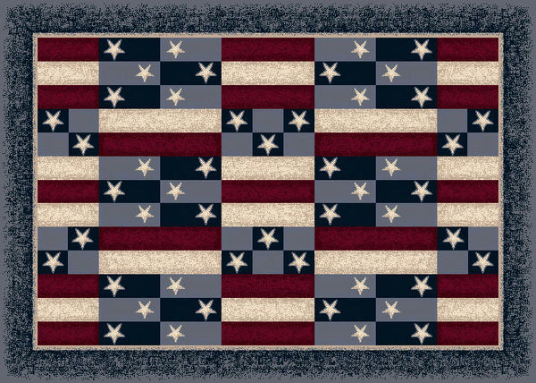 Seasonal America Patchwork Rug