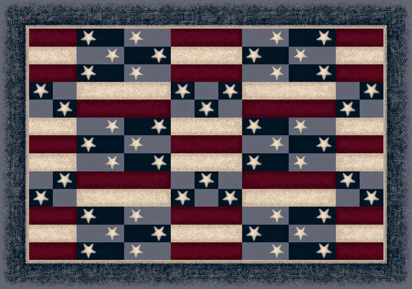 Seasonal America Patchwork Rug