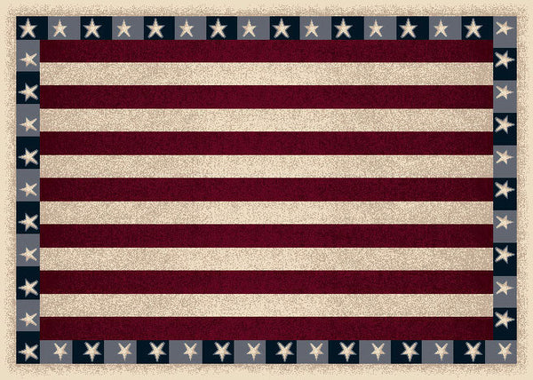Seasonal Stars & Stripes Rug