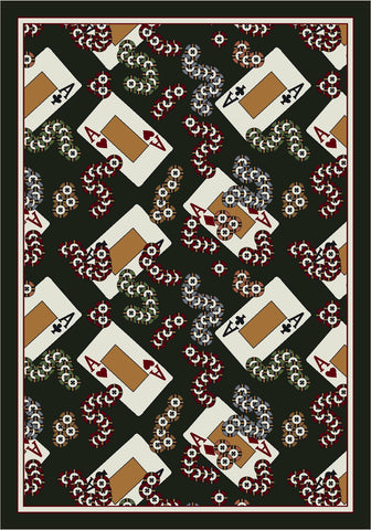 Theme Rugs 2 Four Of A Kind Field Rug