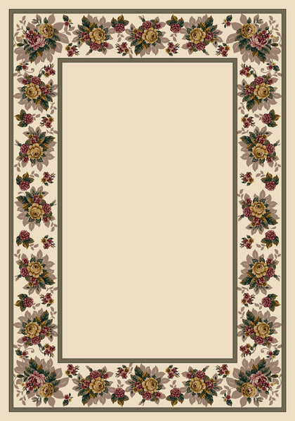 Milliken Design Center Floral Lace Rug