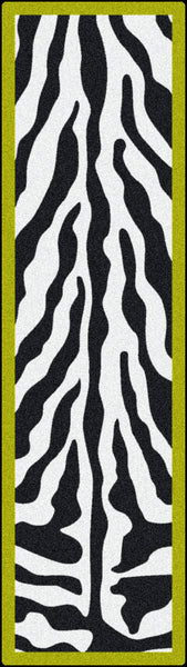 Black & White Zebra Glam Rug