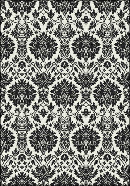Black & White Manor Rug