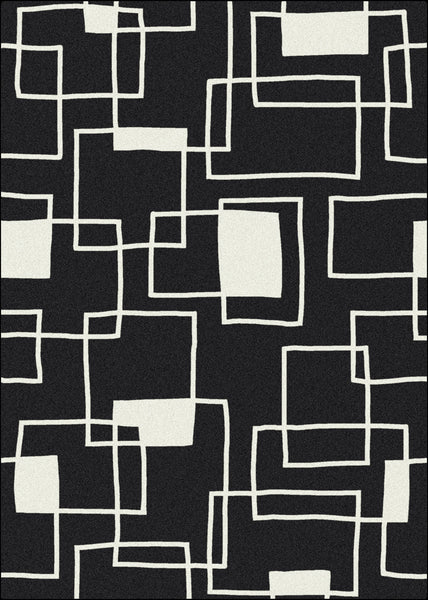 Black & White Offbeat Rug