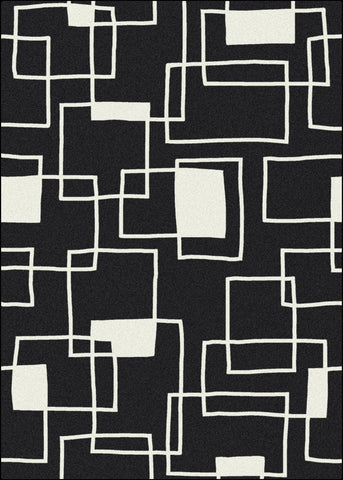 Black & White Offbeat Rug