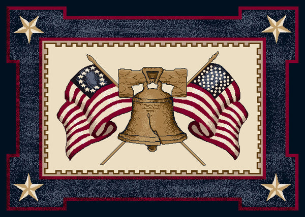 Seasonal Let Freedom Ring Rug
