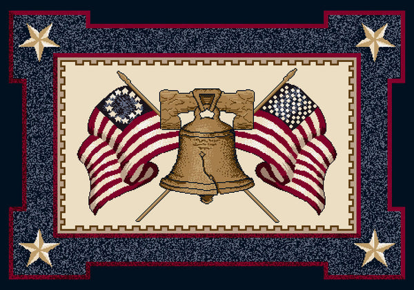 Seasonal Let Freedom Ring Rug