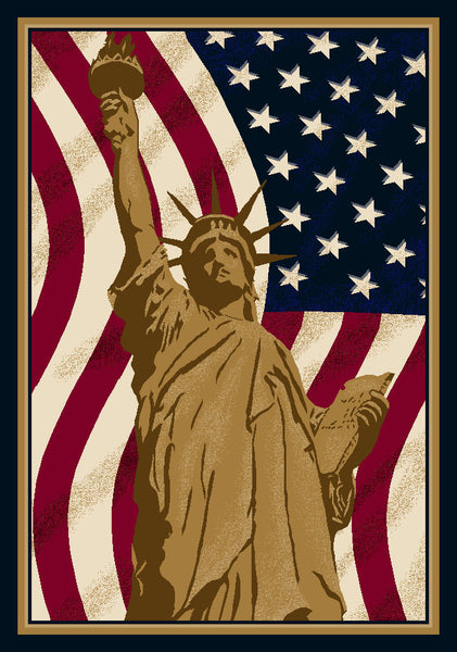 Seasonal Lady Liberty Rug