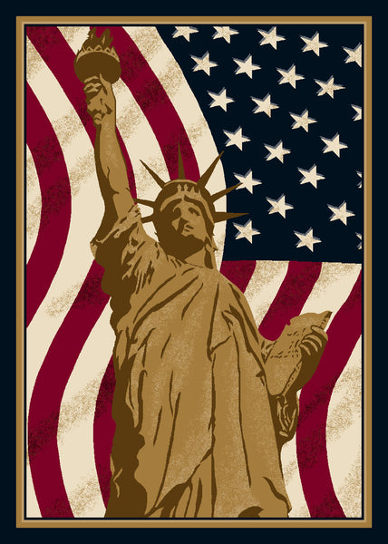 Seasonal Lady Liberty Rug