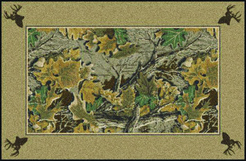 Realtree Advantage Solid Border Rug