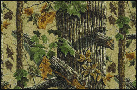 Realtree X-tra Brown Solid Camo Rug