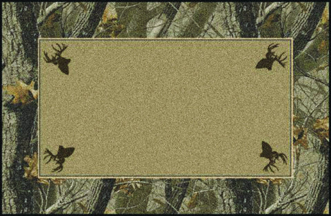 Realtree Hardwoods Solid Center Rug