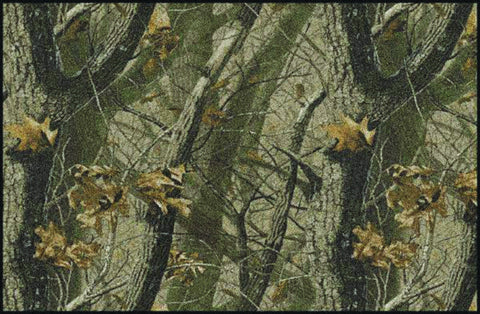 Realtree Hardwoods Solid Camo Rug