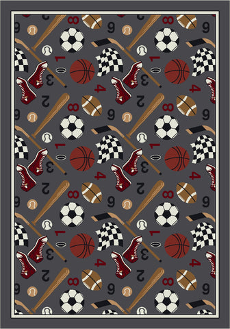 Theme Rugs 2 Good Sport Field Rug