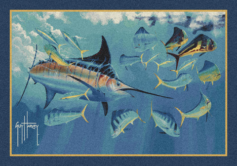 Guy Harvey Log Jam Rug