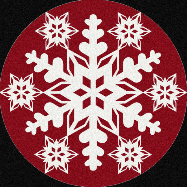 Holiday Nordic Snowflake Rug