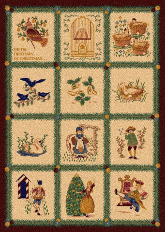 Holiday Partridge Rug