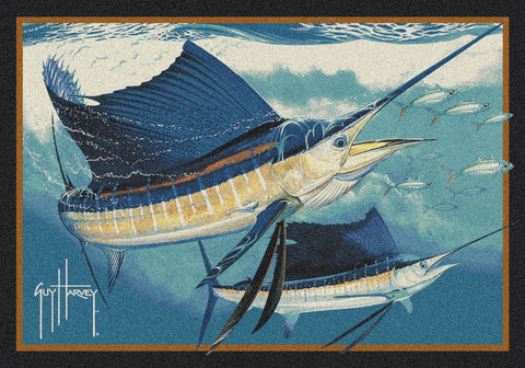 Guy Harvey Sailfish Rug