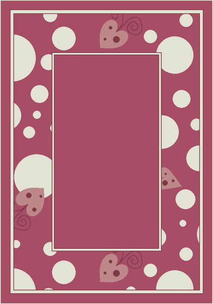 Theme Rugs 2 Sweetheart Border Rug