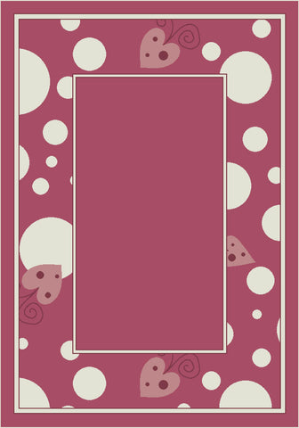 Theme Rugs 2 Sweetheart Border Rug