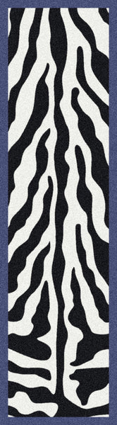 Black & White Zebra Glam Rug