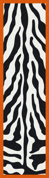 Black & White Zebra Glam Rug
