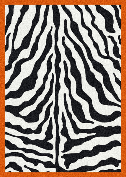 Black & White Zebra Glam Rug